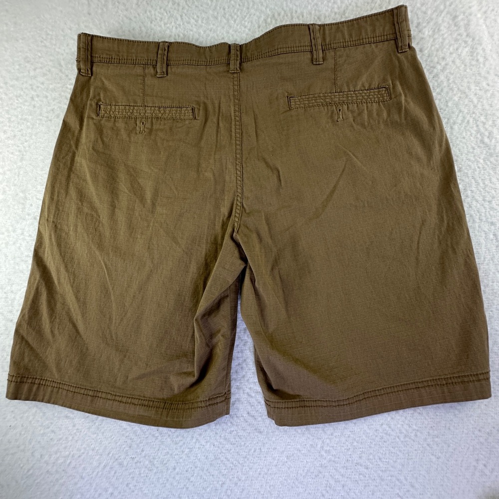 Weatherproof Cargo Shorts Mens 42 Khaki Ripstop Stretch W7S005SC Hike Camp Cool